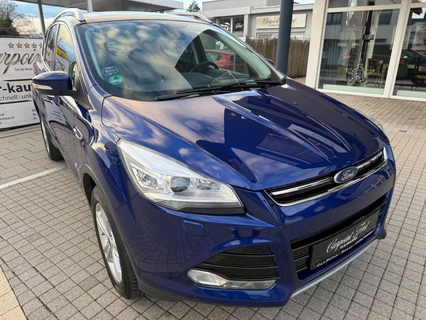 Ford Kuga Titanium, 2.Hand, Automatik,AHK,NAVI,KAMERA Blau - 2