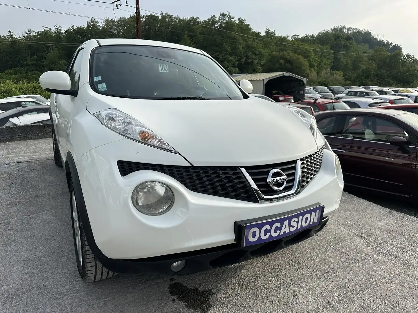 Nissan Juke 1.5 DCI 110CH FAP TEKNA Blanc - 1