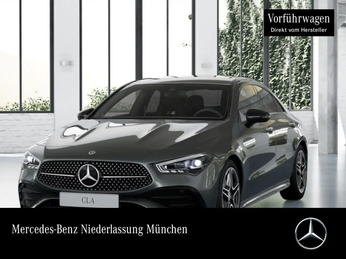 Mercedes-Benz CLA 250 4M AMG+NIGHT+360°+MULTIBEAM+BURMESTER+8G Grau - 1