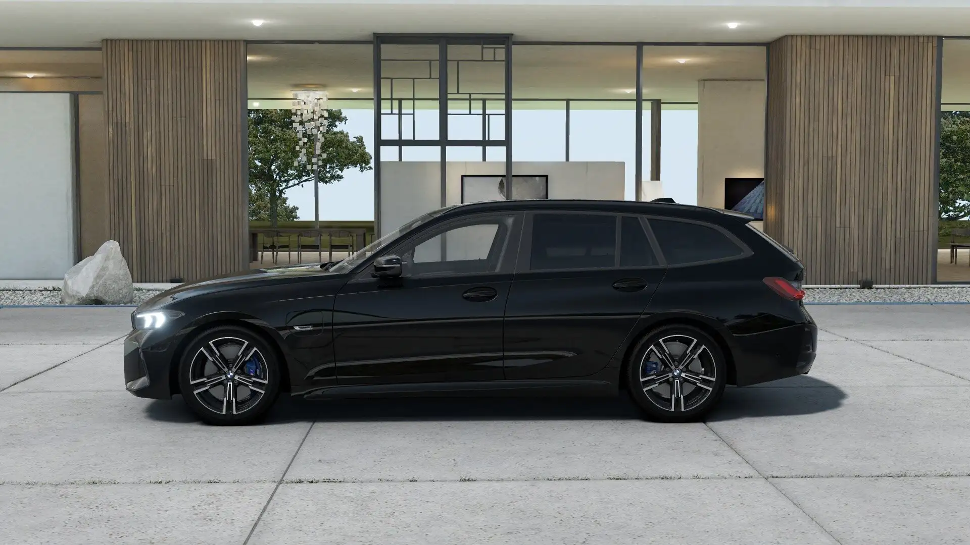 BMW 330 e xDrive M SPORT PRO AHK PANO SHZG. Noir - 2
