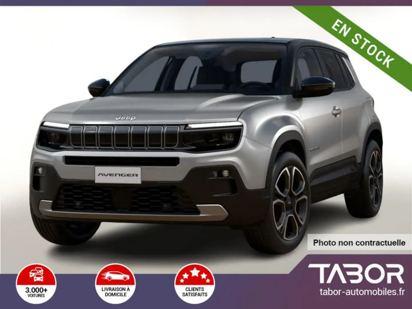 Jeep Avenger 1.2 GSE 100 Summit cuir pano GPS Gris - 1
