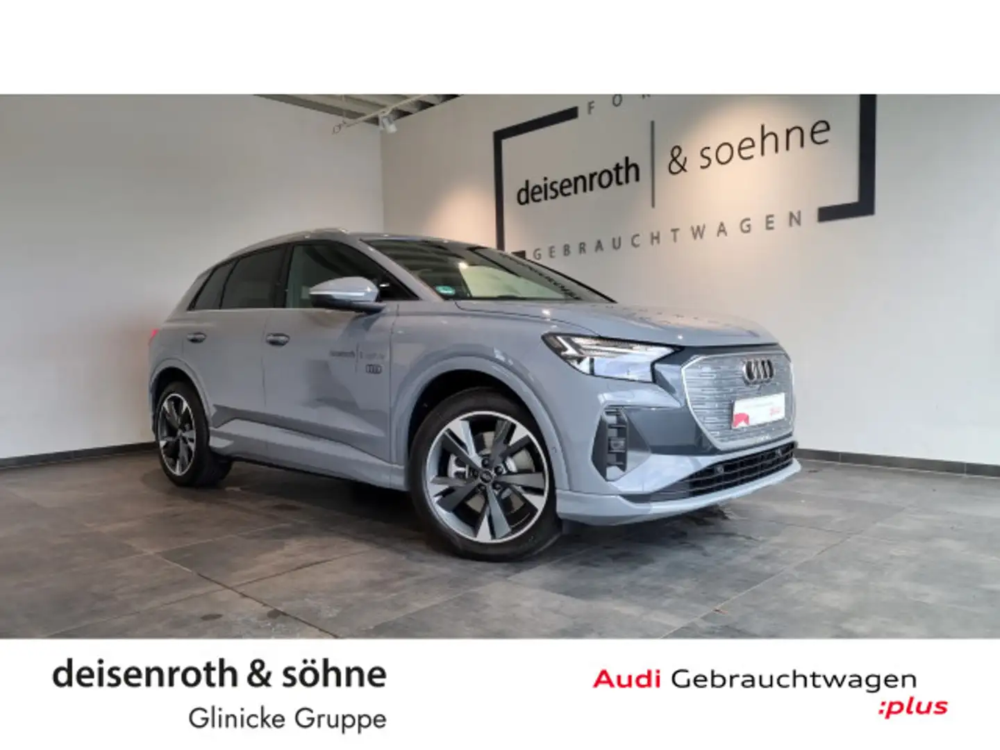 Audi Q4 e-tron 40 S line/20''/Matrix/Assist/Nav/ACC/S Gris - 1