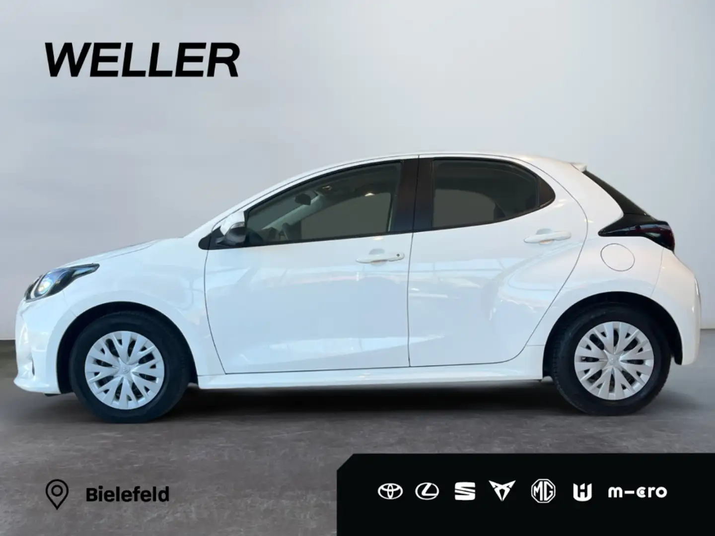 Toyota Yaris 1.0 Comfort *ACC*CAM*CarPlay*Spurhalteass* Wit - 2