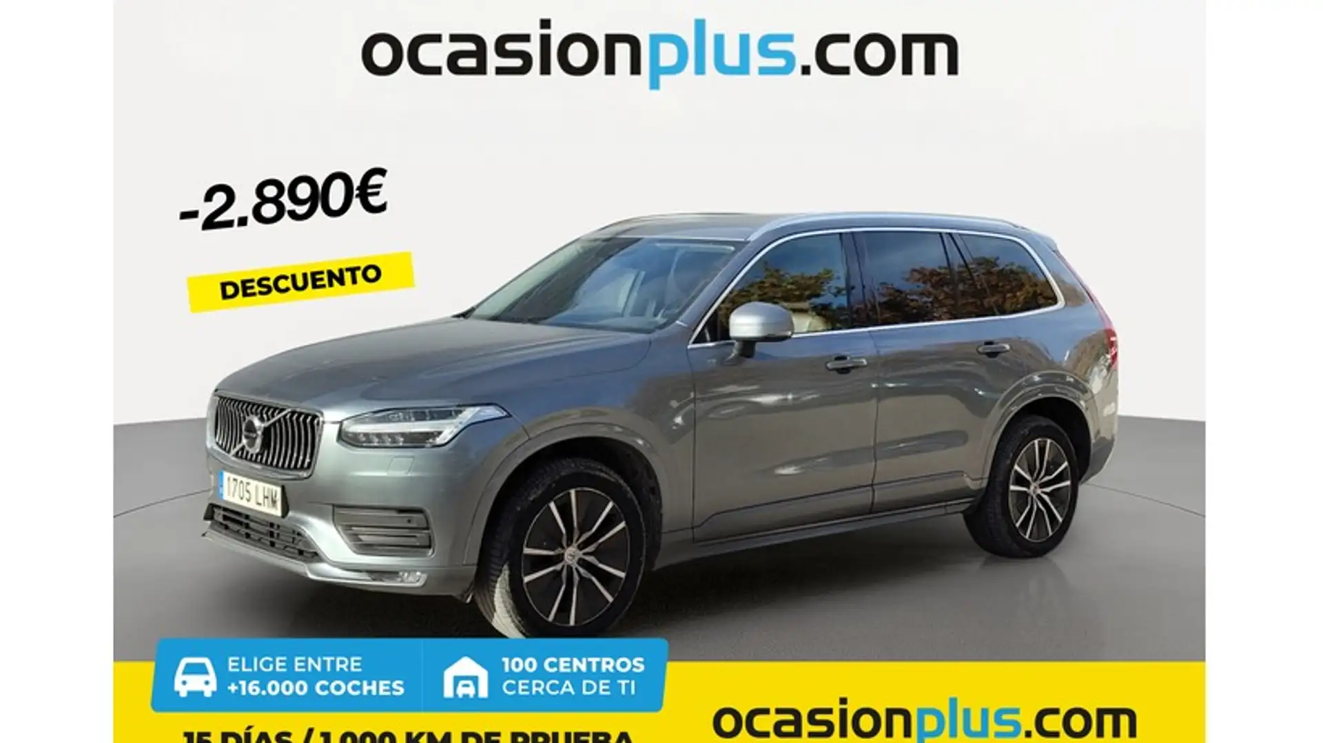 Volvo XC90 B5 Business Plus 7pl. AWD Aut. Gris - 1