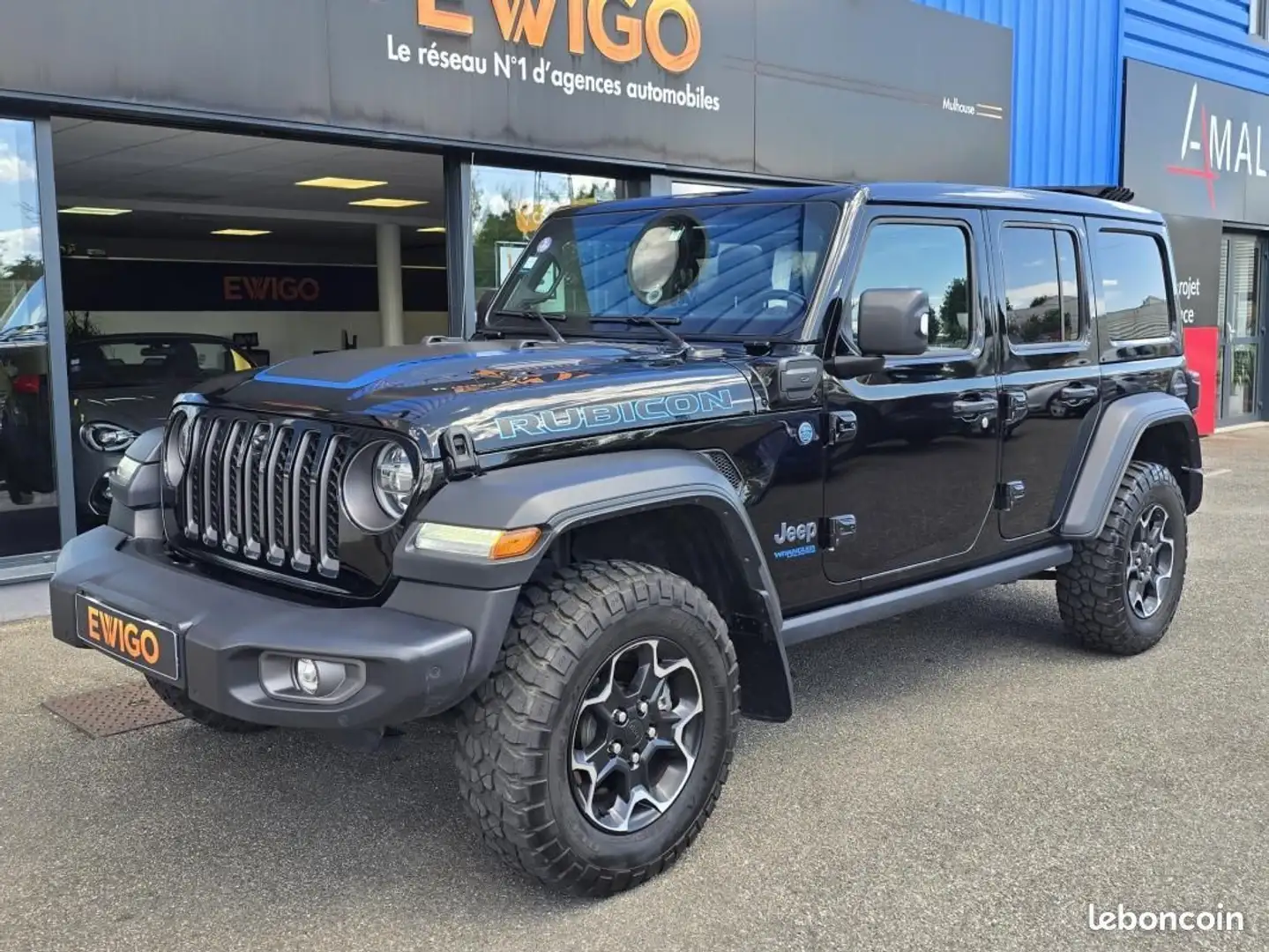 Jeep Wrangler UNLIMITED 2.0 T 380ch 4xe RUBICON SKY ONE TOUCH Noir - 2