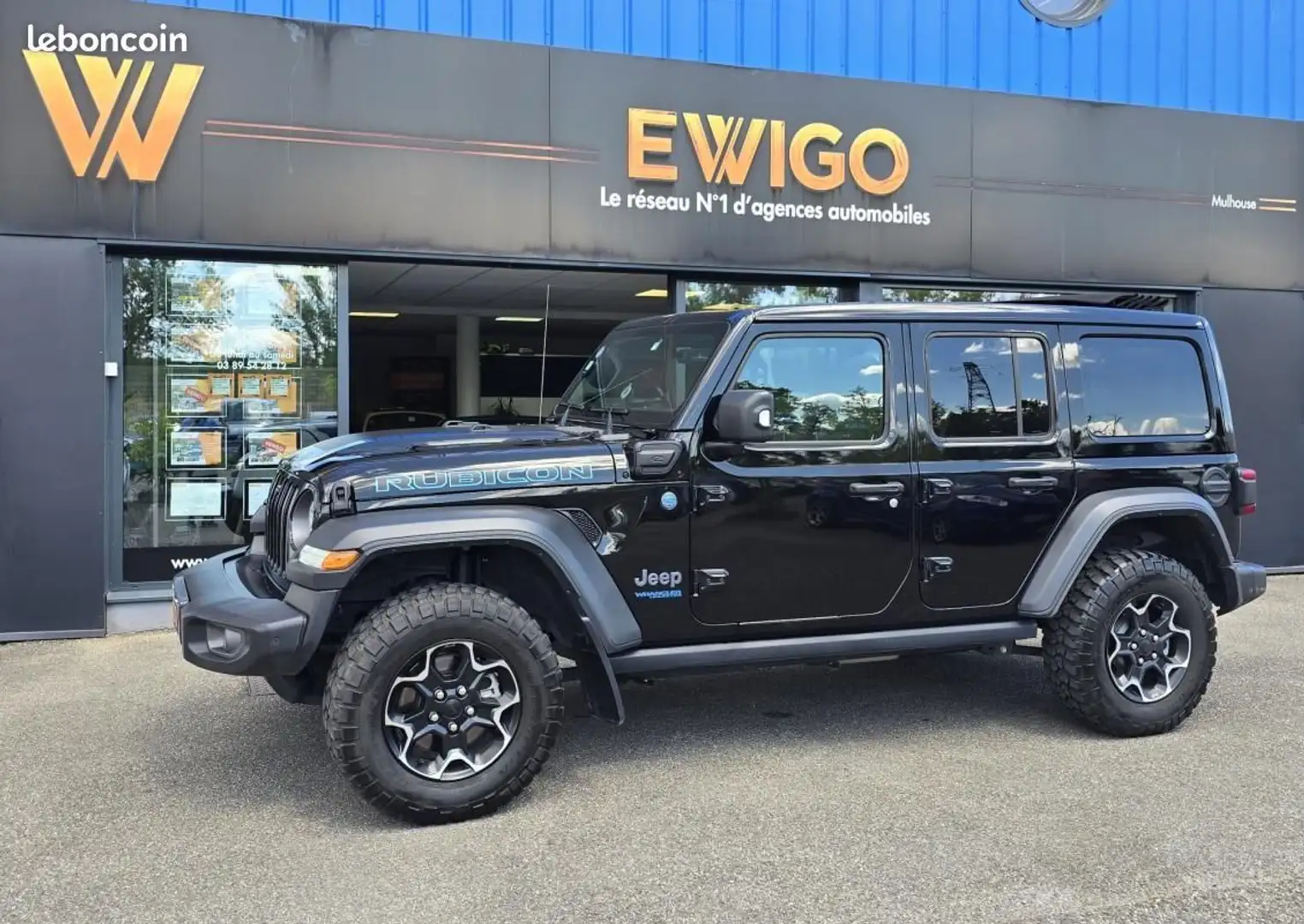 Jeep Wrangler UNLIMITED 2.0 T 380ch 4xe RUBICON SKY ONE TOUCH Noir - 1