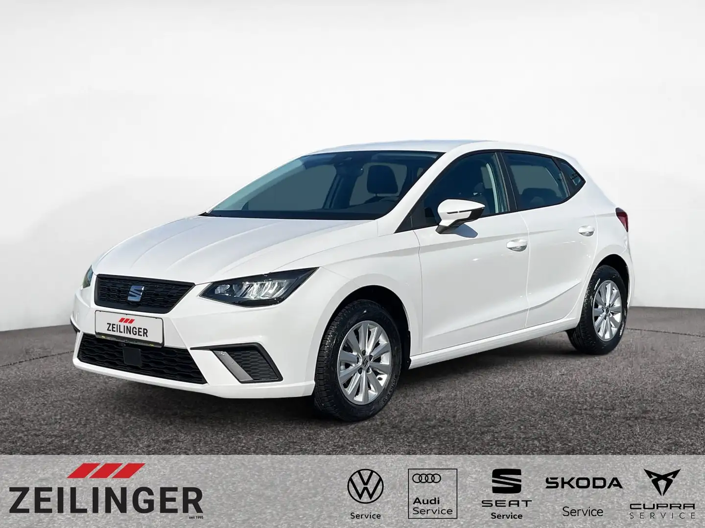 SEAT Ibiza Reference 1.0 TSI|LED|FULL-LINK|KLIMA|WINT Weiß - 1