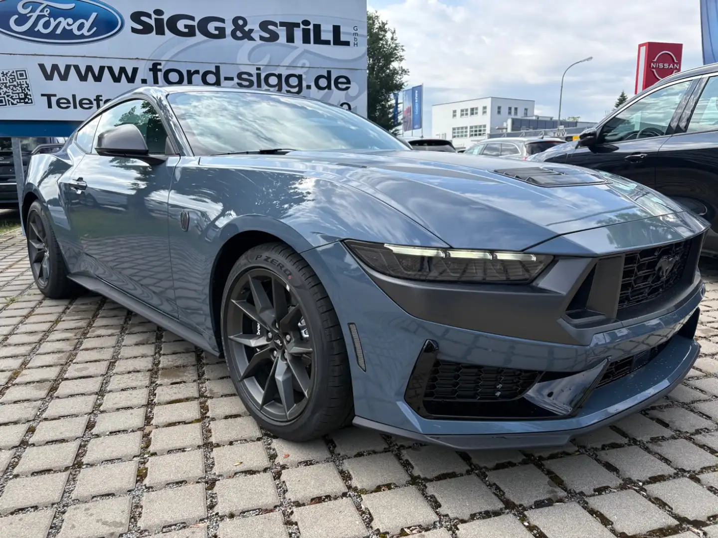 Ford Mustang Coupe Dark Horse 5.0l NAVI*IACC*B&O*SBL Blauw - 2