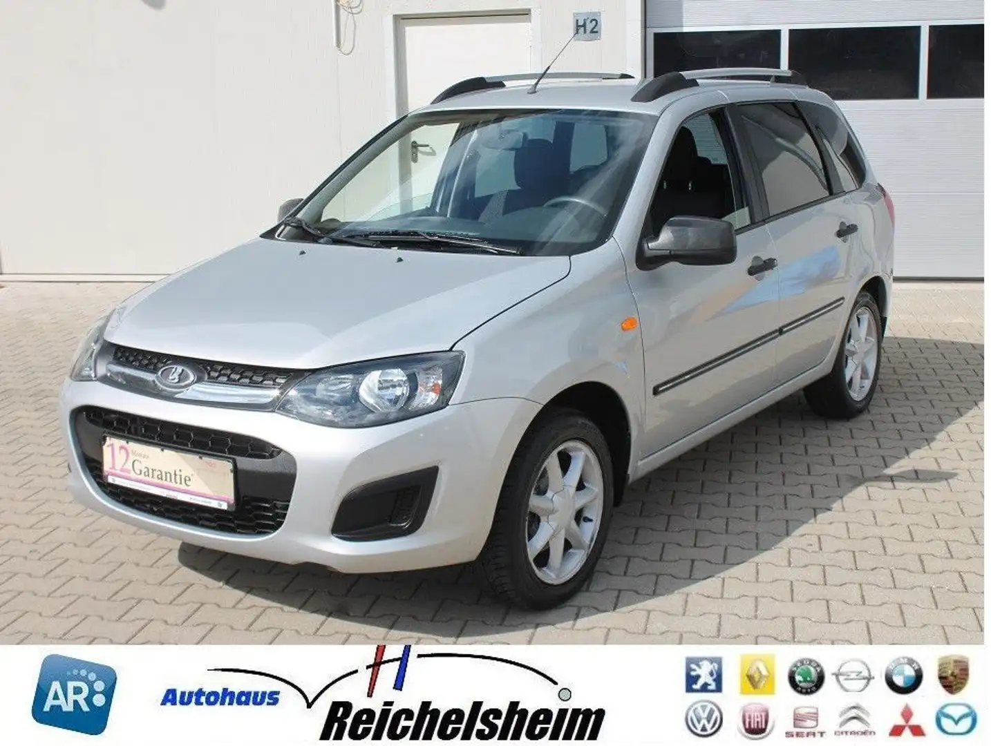 Lada Kalina Tüv neu,LPG, Klima,Sitzh,AHK,gepfl,Finanz Silber - 1