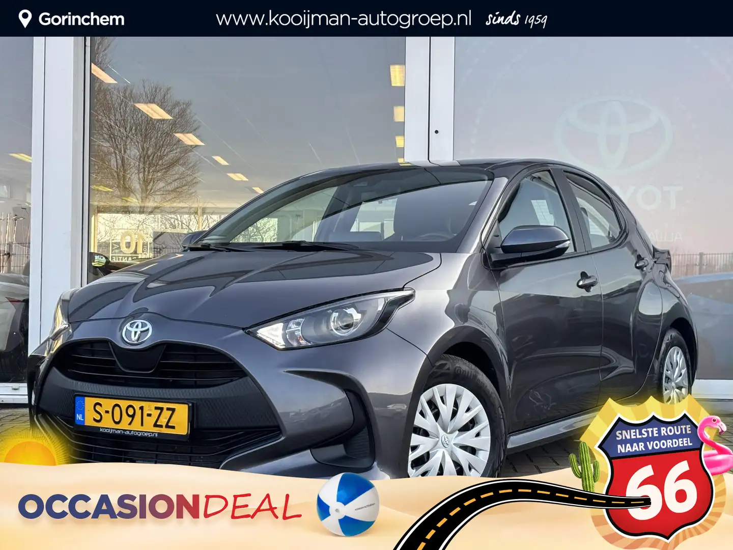 Toyota Yaris 1.5 VVT-i Active | 1e Eigenaar | BTW | Apple Carpl Grijs - 1