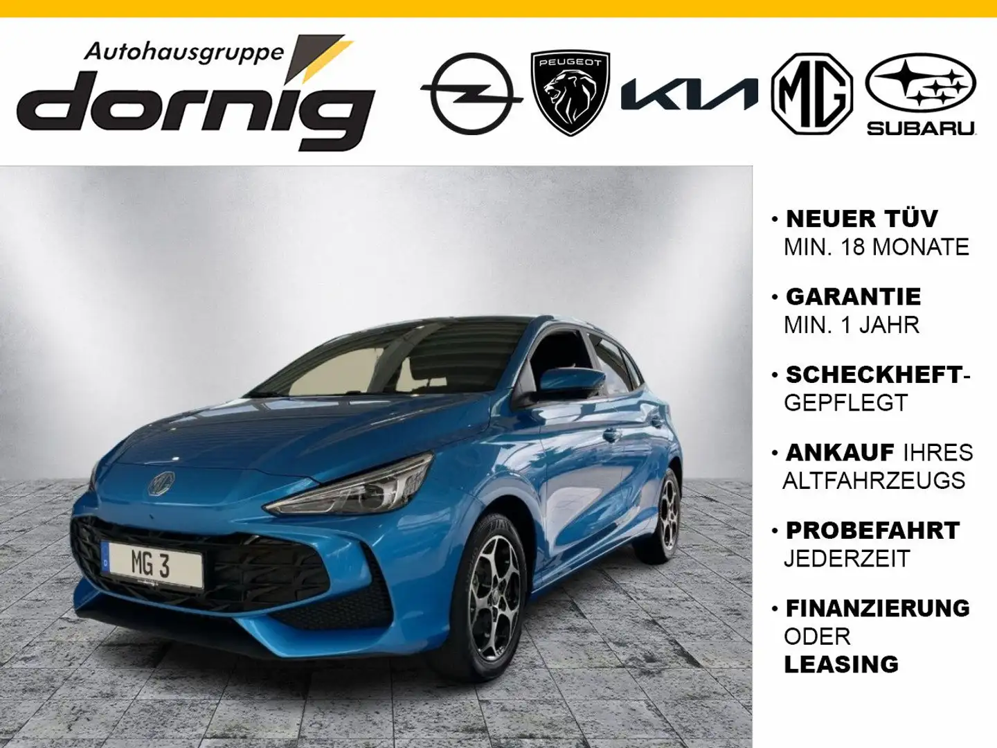 MG MG3 3 HEV Luxury Blauw - 1