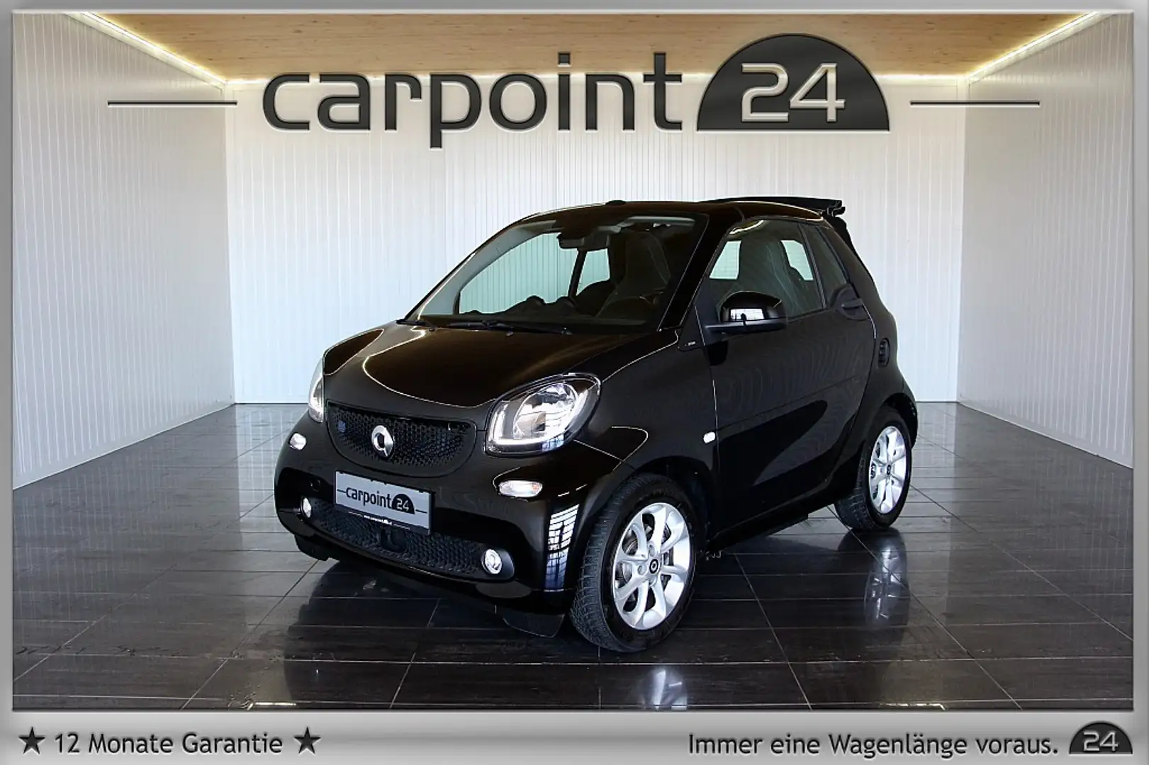 smart forTwo fortwo EQ Cabrio 17,6kWh /SHZ/TEMPOMAT/GARANTIE Schwarz - 1