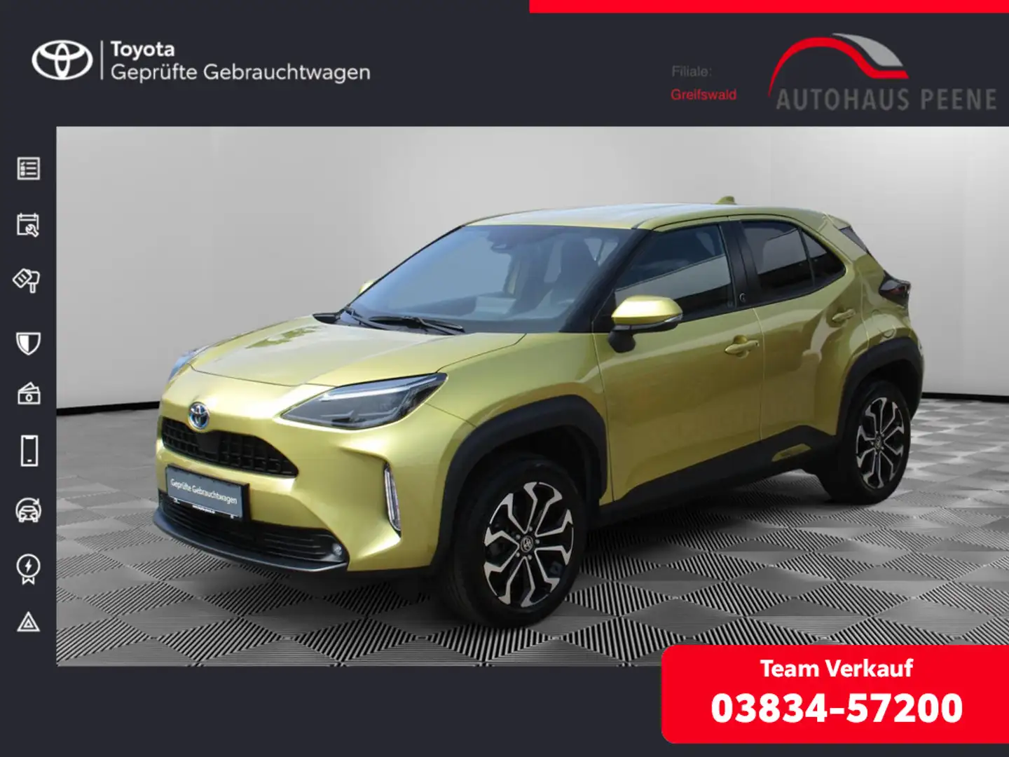 Toyota Yaris Cross 1.5 Hybrid FWD Team Deutschland Žlutá - 1