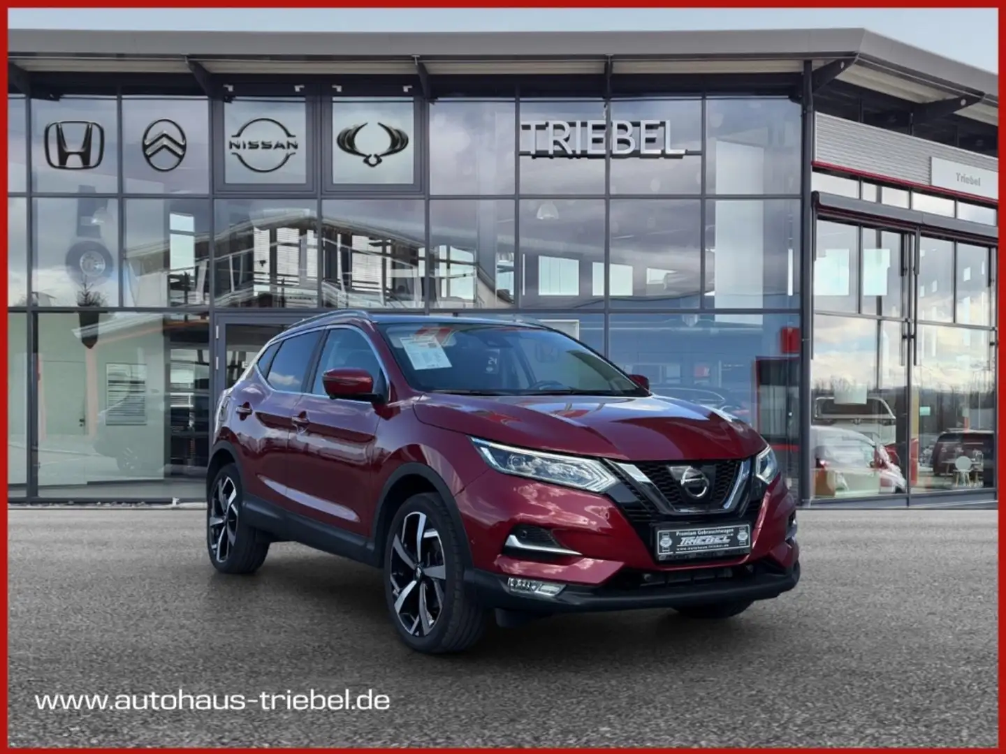 Nissan Qashqai Tekna 1.2 °LED°Navi°AHK°SHZ°RFK°PDC° Rot - 1