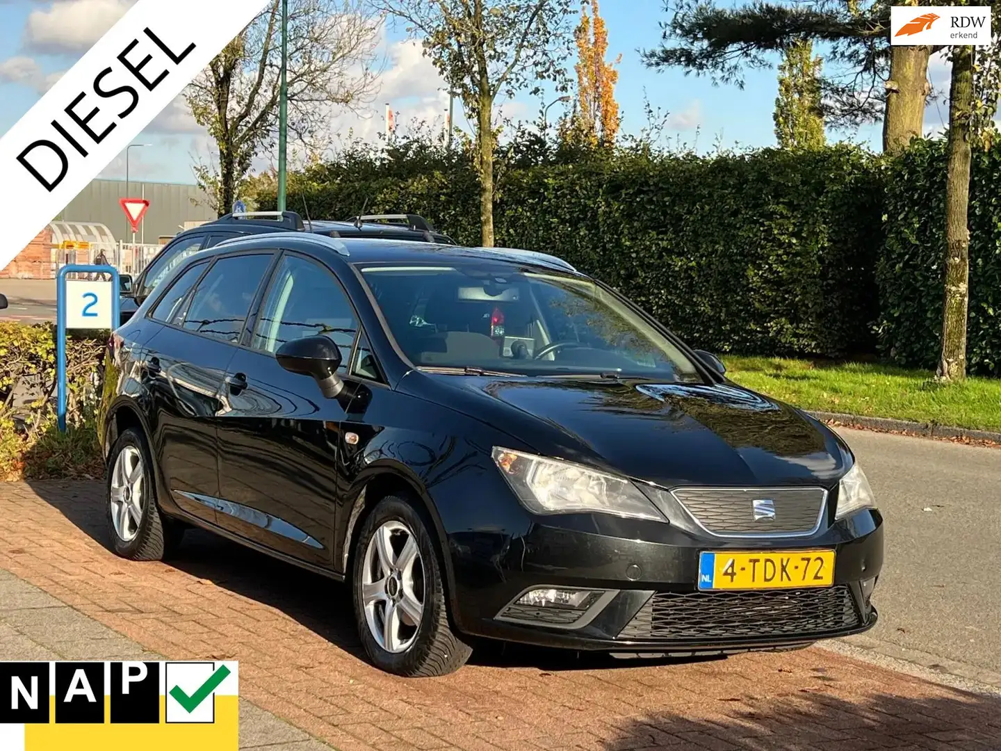 SEAT Ibiza ST 1.2TDI *Navi|Cruise| Zwart - 1