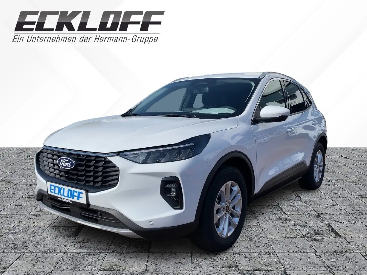 Ford Kuga 1.5 EcoBoost Titanium *LED*AHK*NAVI*4xSHZ Weiß - 2