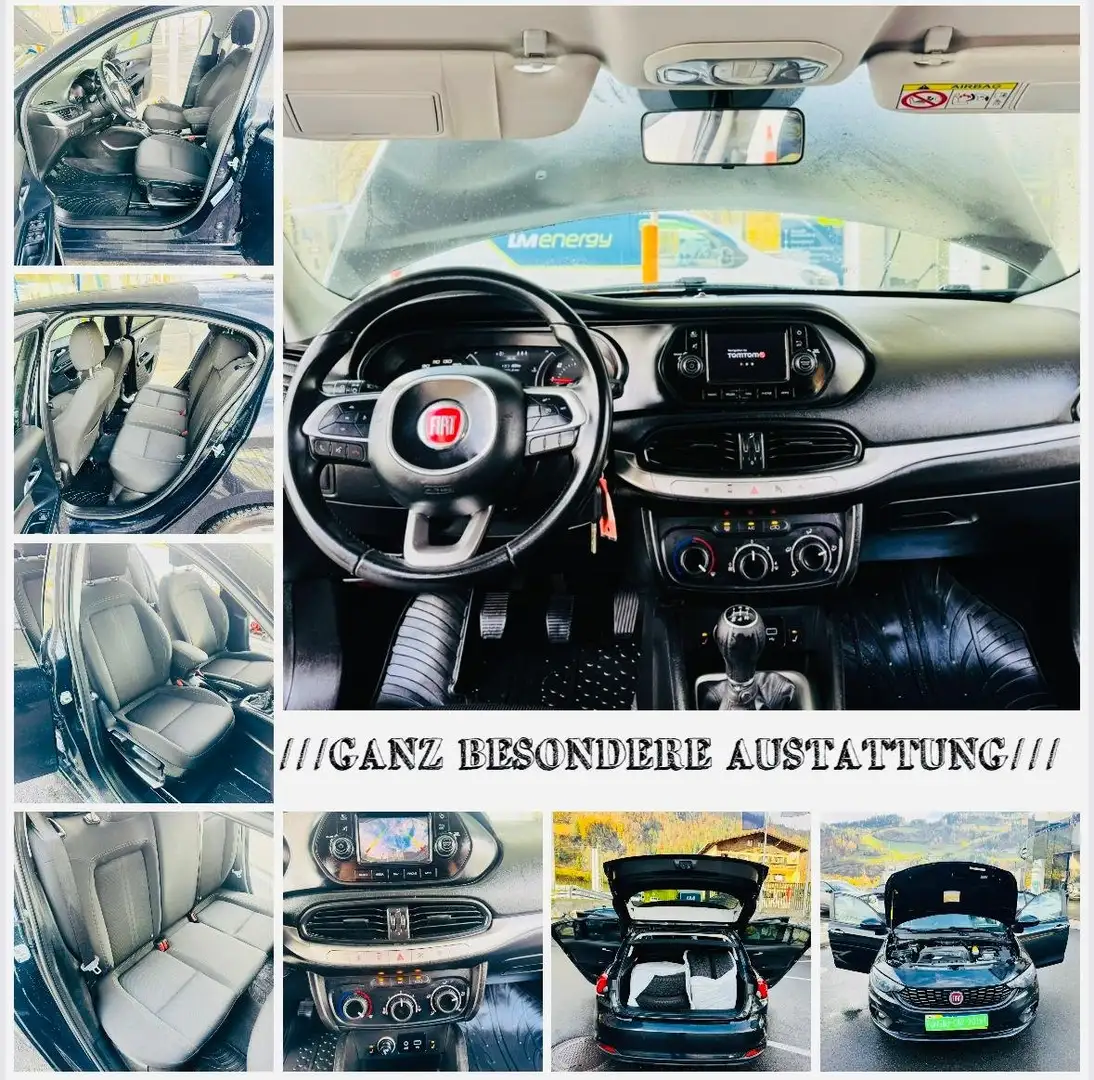Fiat Tipo Tipo 1,3 MultiJet Lounge Pickerl 09/2026 1BESITZ Noir - 2
