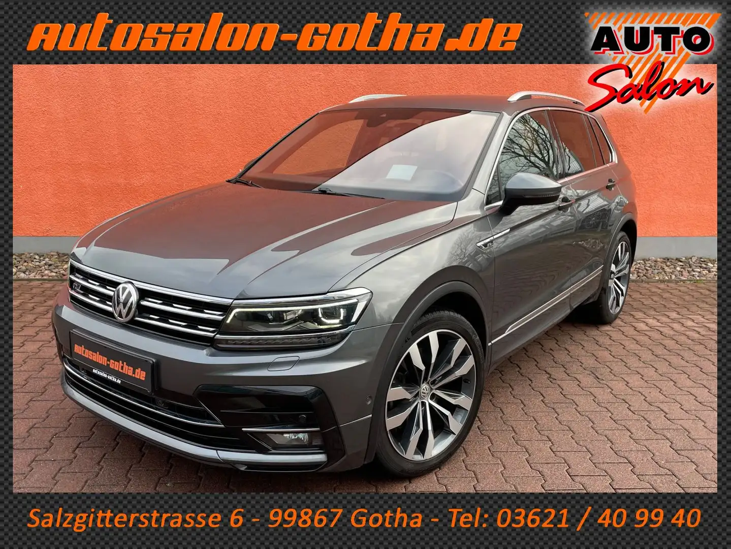 Volkswagen Tiguan Highline DSG 4Motion R-Line Virtual+HuD Grau - 1