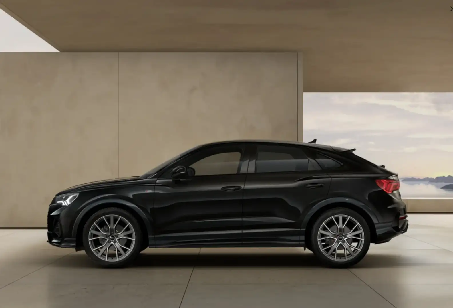 Audi Q3 Sportback 35 TFSI Black line S tronic Zwart - 2