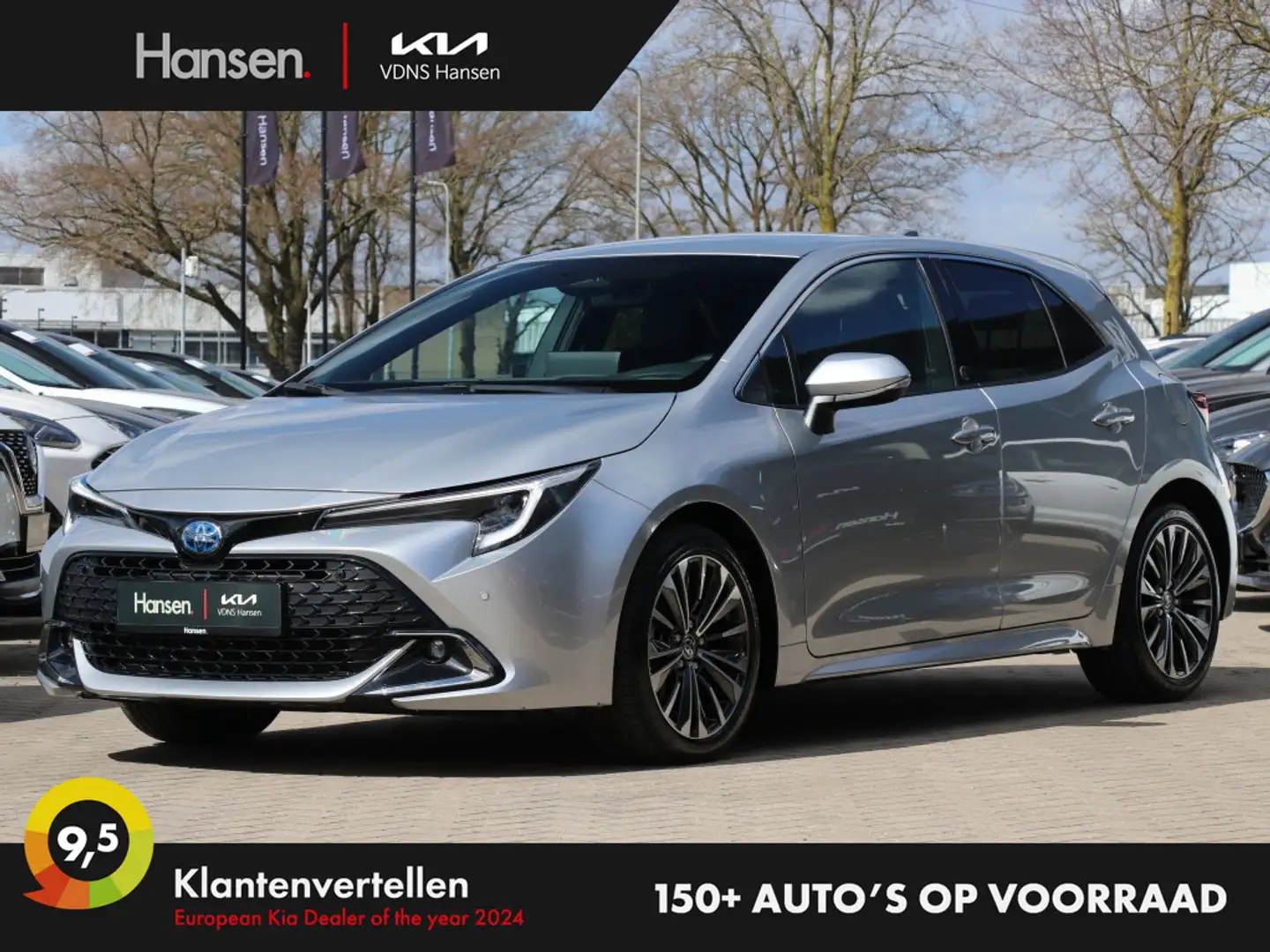 Toyota Corolla Hybrid 140 Dynamic I Navi I Keyless I Leder I Dode Grijs - 1