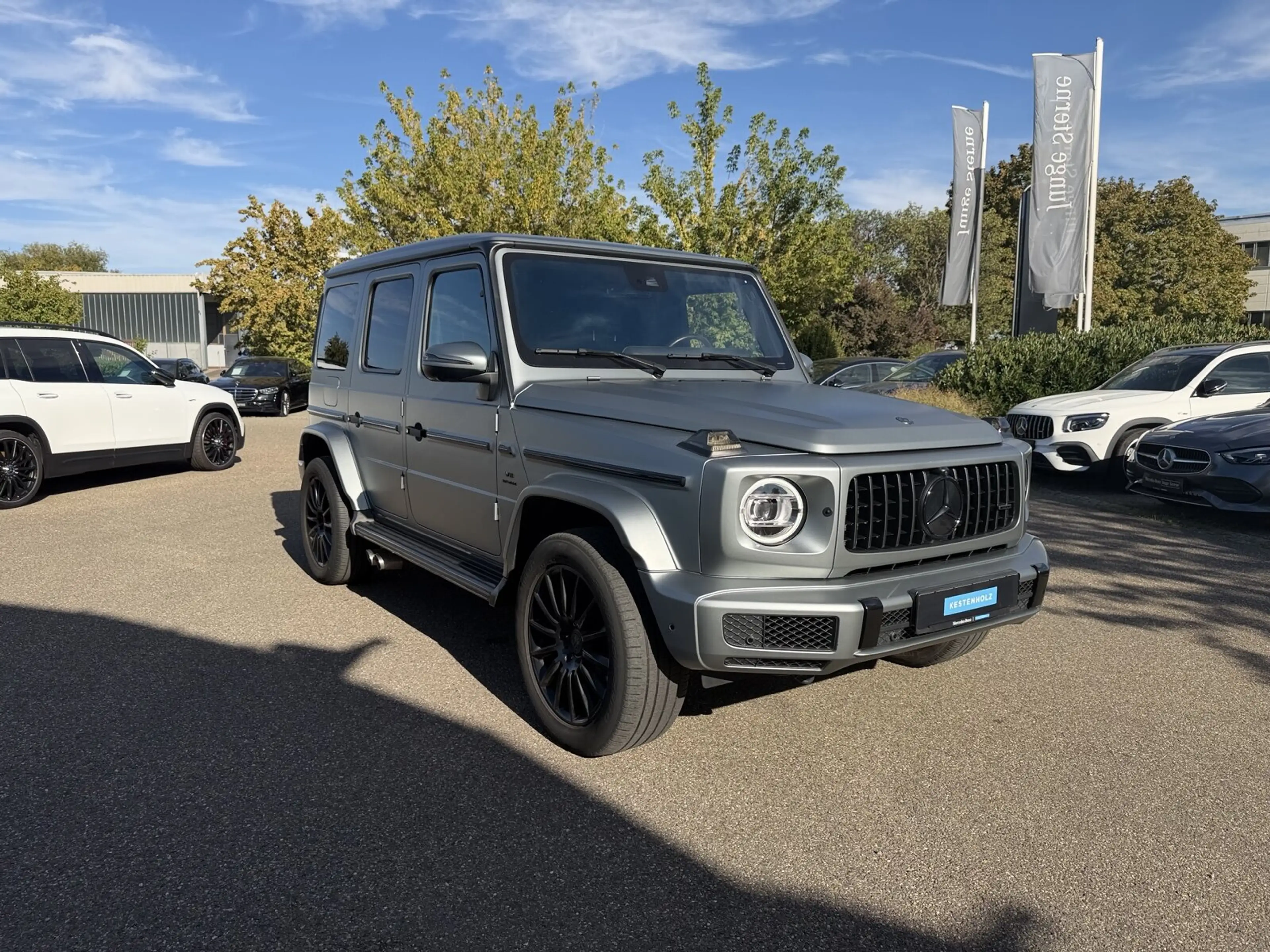 Mercedes-Benz G 500 G500 AMG MattGrauFolierung+ECE-AGA+AHK+360°+Massage — photo 3