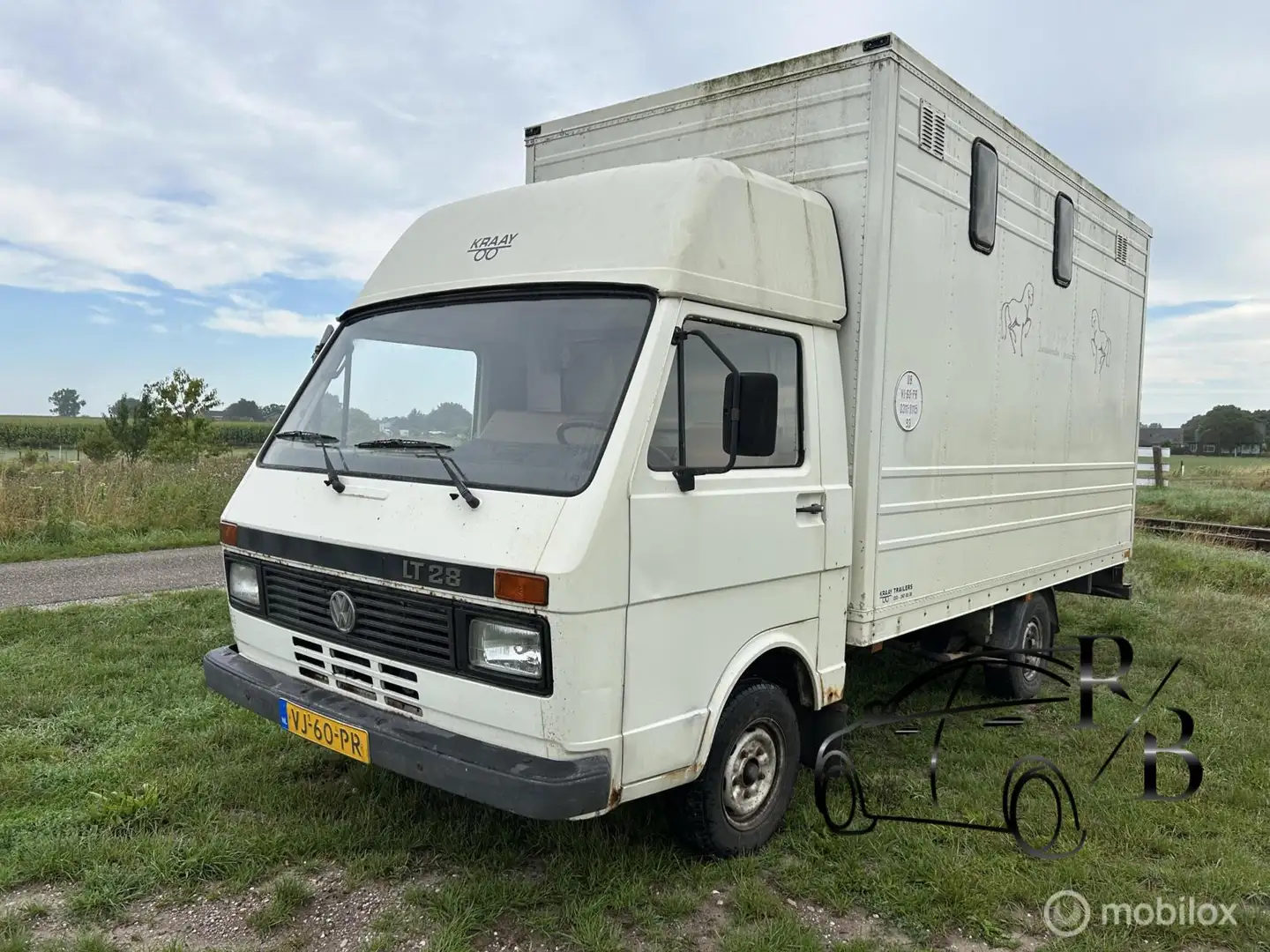 Volkswagen LT Bestel 40 2.4 AD Syncro PAARDENWAGEN Білий - 1