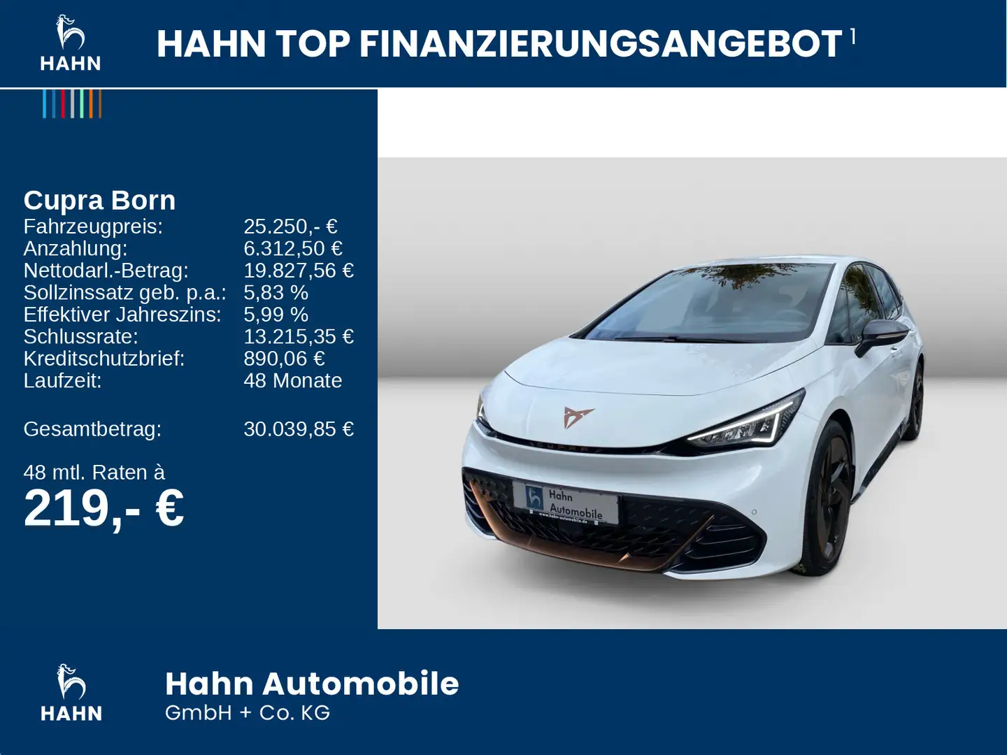 CUPRA Born 150 LED Navi Wärmepumpe ACC Sitzh CAM DAB Weiß - 2