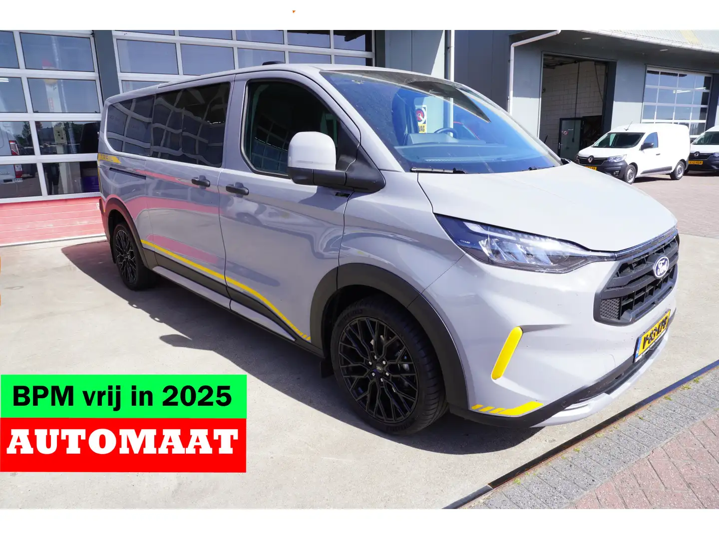 Ford Transit Custom 320L 2.0 TDCI 170PK L2H1 Trail DubbelCabine AWD Au Grey - 1
