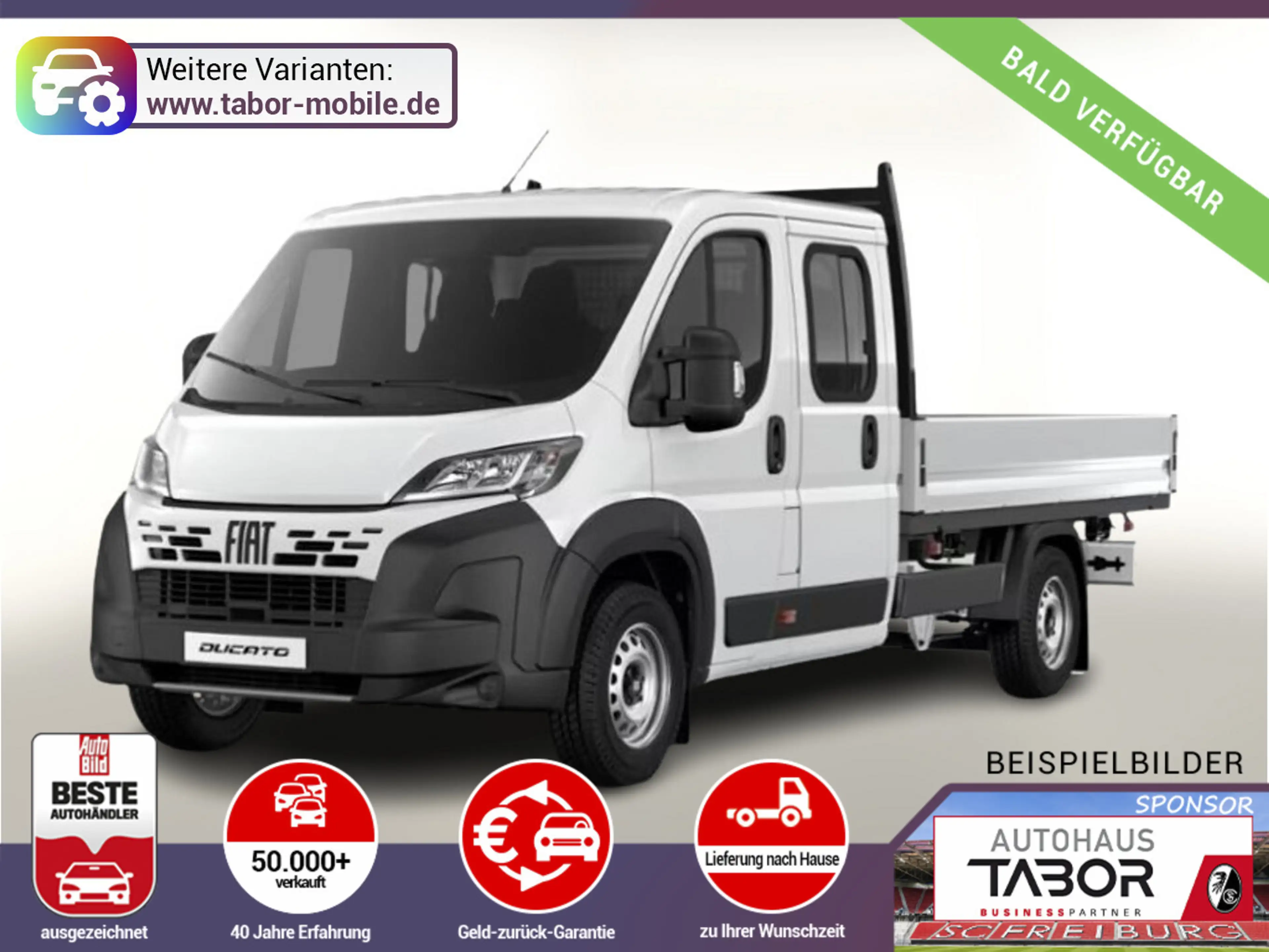Fiat Ducato Pritsche DoKa 35 AT L4 7S TechP UVP-44%*