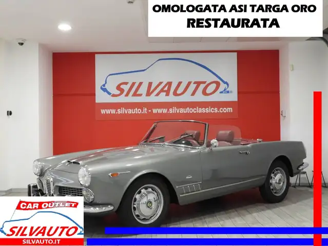 Alfa Romeo 2000 SPIDER TOURING TIPO 102.04 - ISCRITTA E OMOLOGATA ASI TARGA ORO – HARD TOP IN TINTA CARROZZERIA – RESTAURATA (1959)