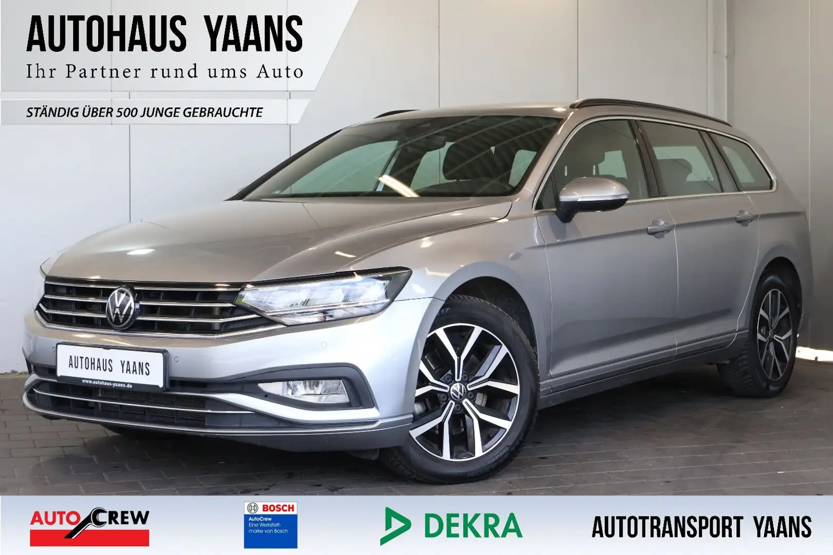Volkswagen Passat Variant Passat 2.0 TDI DSG Business ACC+LED+KAM+AHK Silber - 1