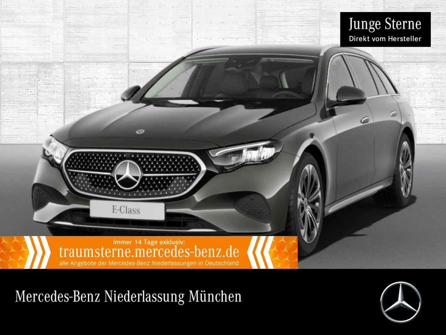 Mercedes-Benz E 300 de T 4M Avantgarde Fahrass Distr+ AHK Kamera Grau - 1