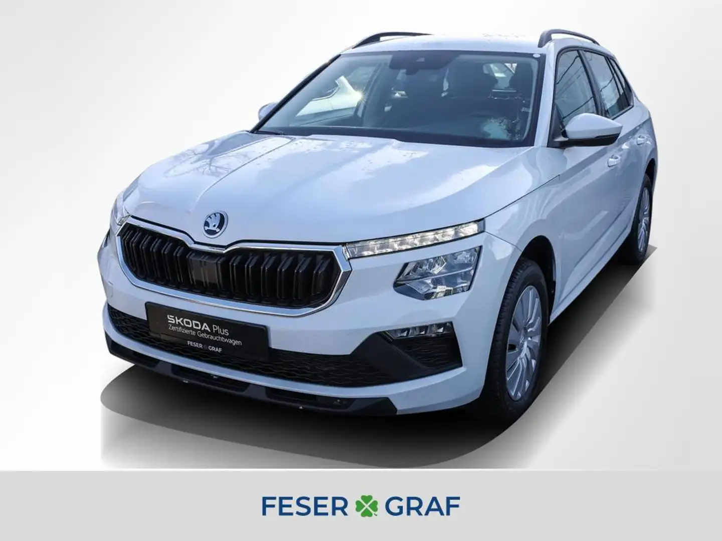 Skoda Kamiq 1.0 TSI Essence DSG AHK Sitzh. Smart Link Weiß - 1