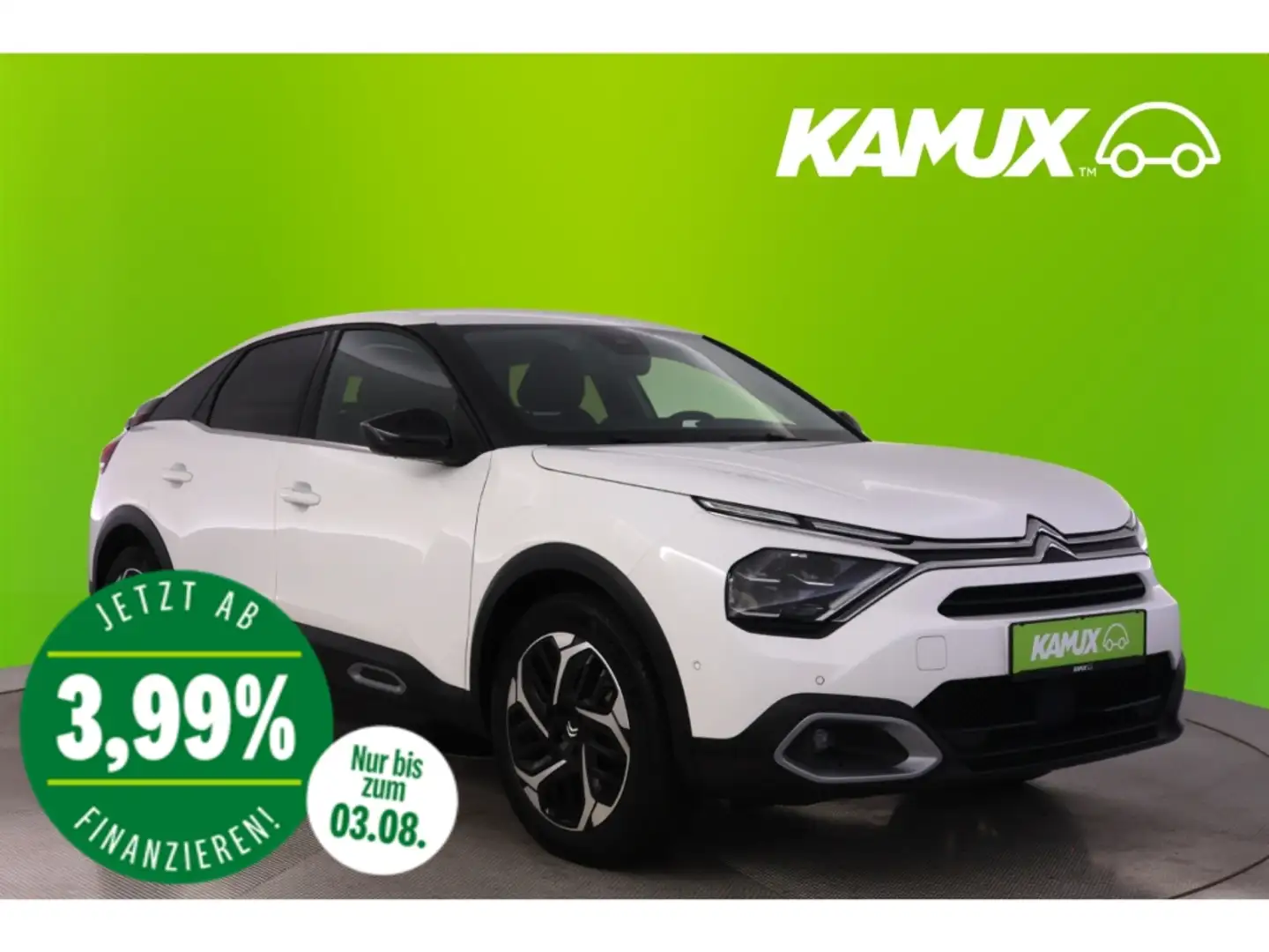 Citroen C4 1.2PureTech Aut.Shine+LED+CARPLAY+HUD+PDC Weiß - 1
