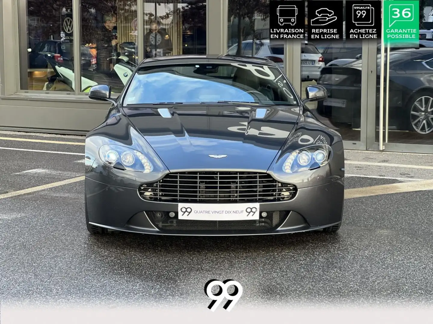 Aston Martin Vantage Coupé 4.7i V8 Suivi Livraison reprise crédit Grau - 2
