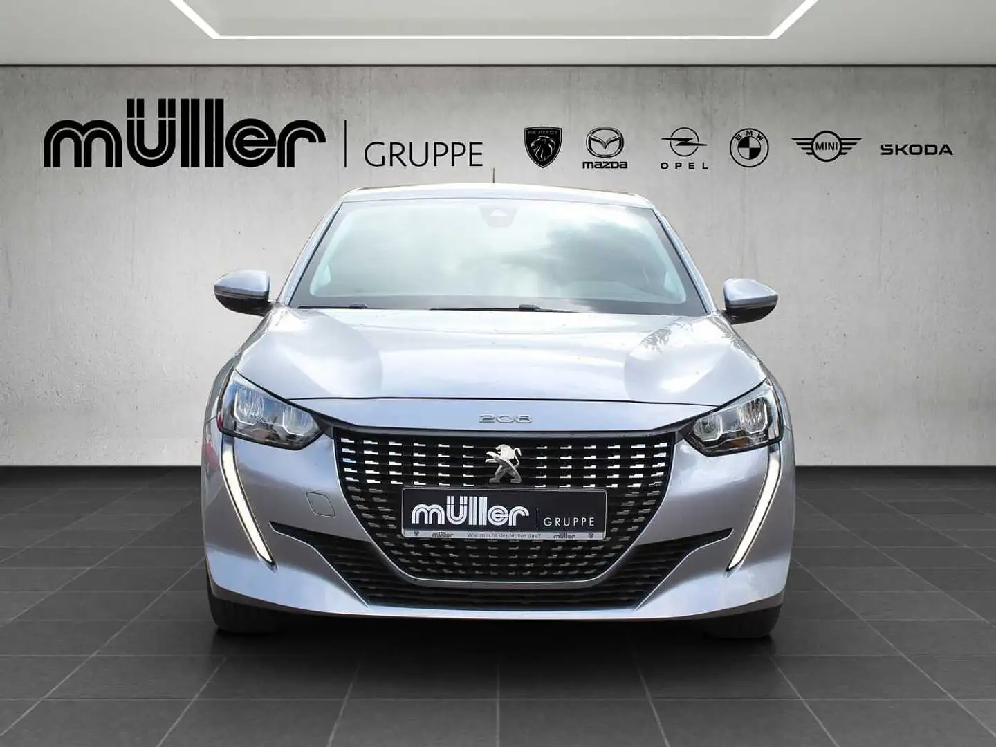 Peugeot 208 PureTech 100 EAT8 Allure Gris - 2