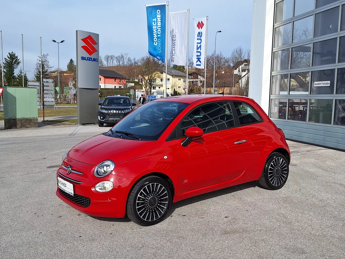 Fiat 500 Lounge Rot - 1