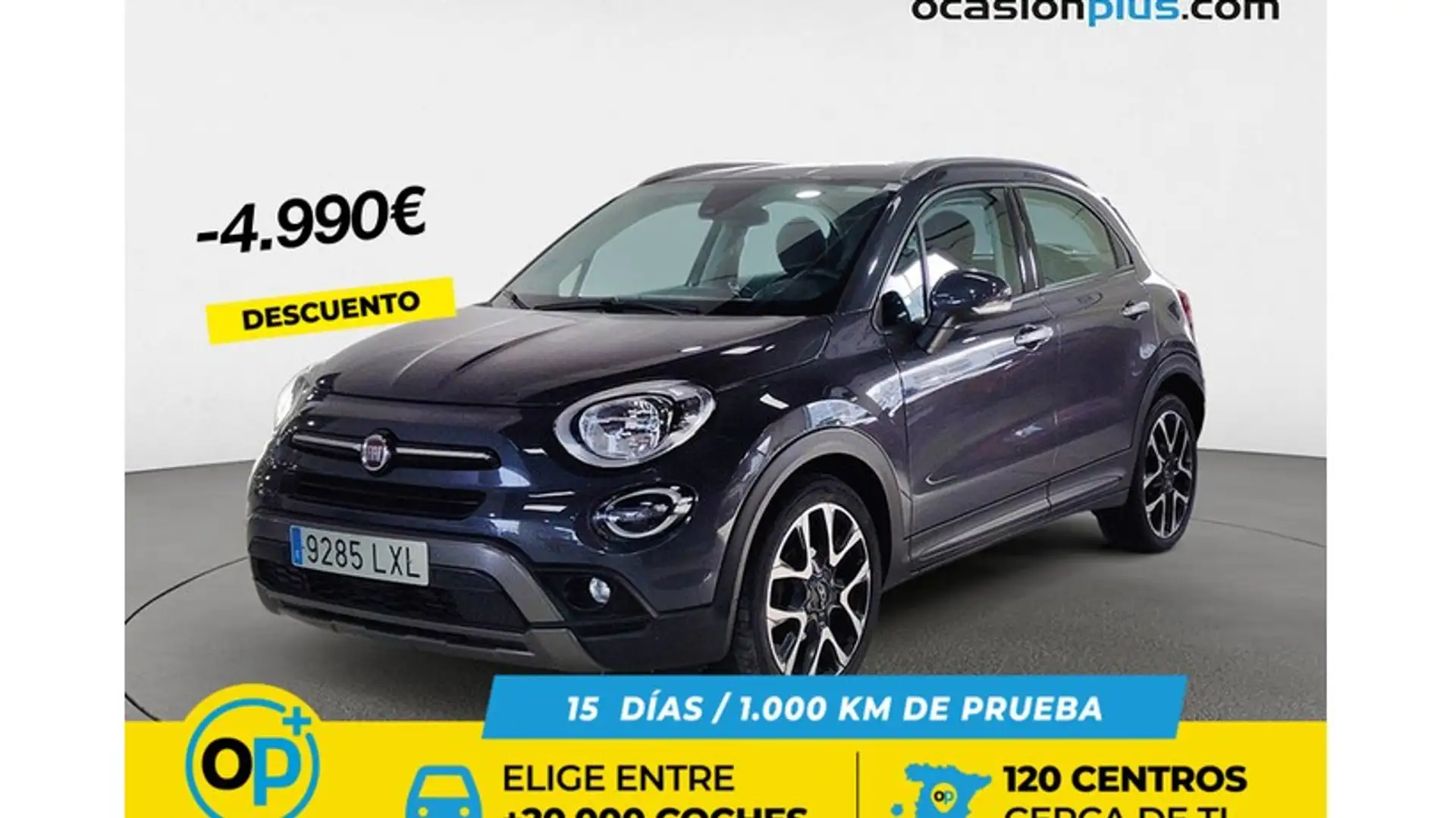 Fiat 500X 1.6Mjt S&S Cross 97kW Gris - 1