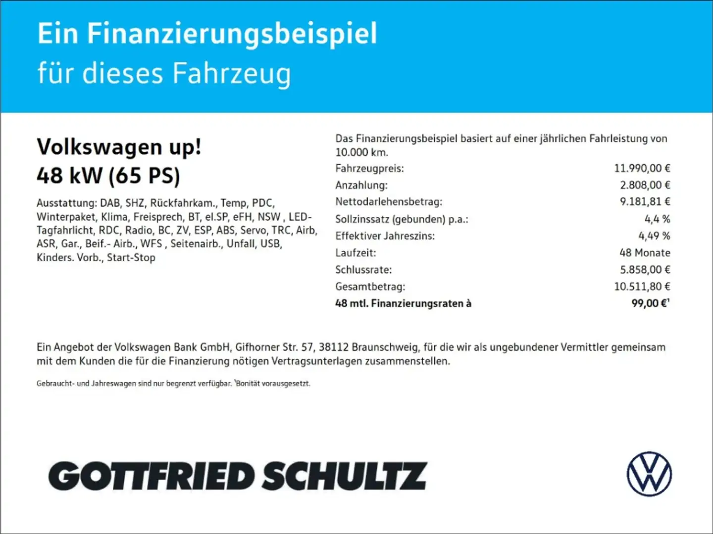 Volkswagen up! 1.0 move 5-Türer KAM GRA PDC SHZ KLIMA Weiß - 2