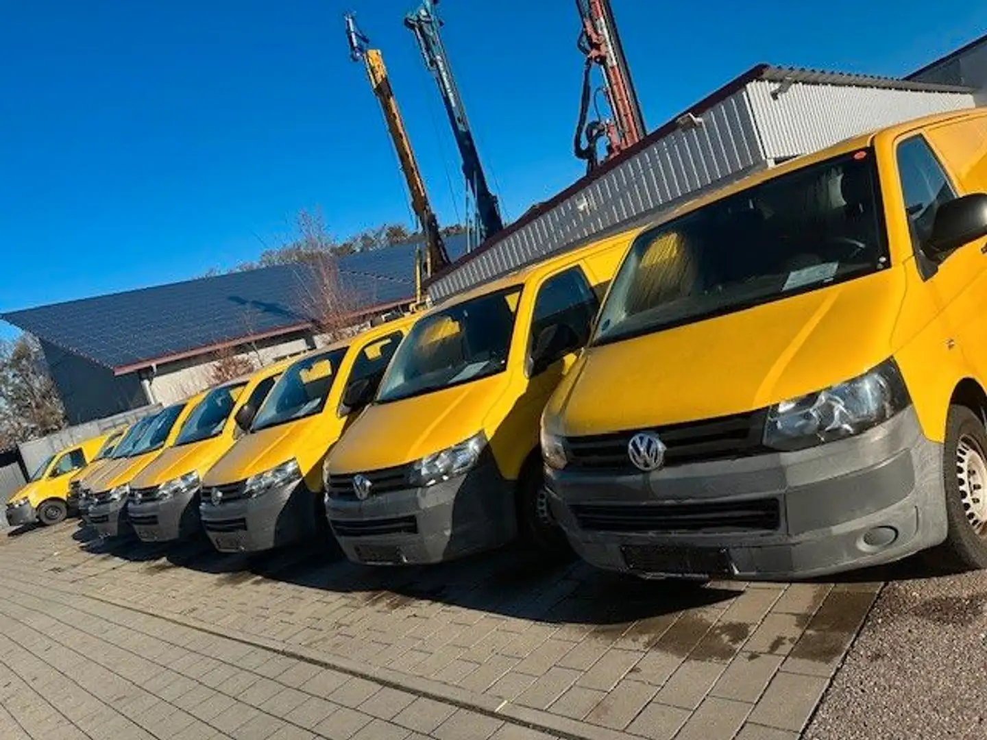 Volkswagen T5 Transporter Kasten 2,0 TDI/ 2-Schiebetüren Jaune - 2