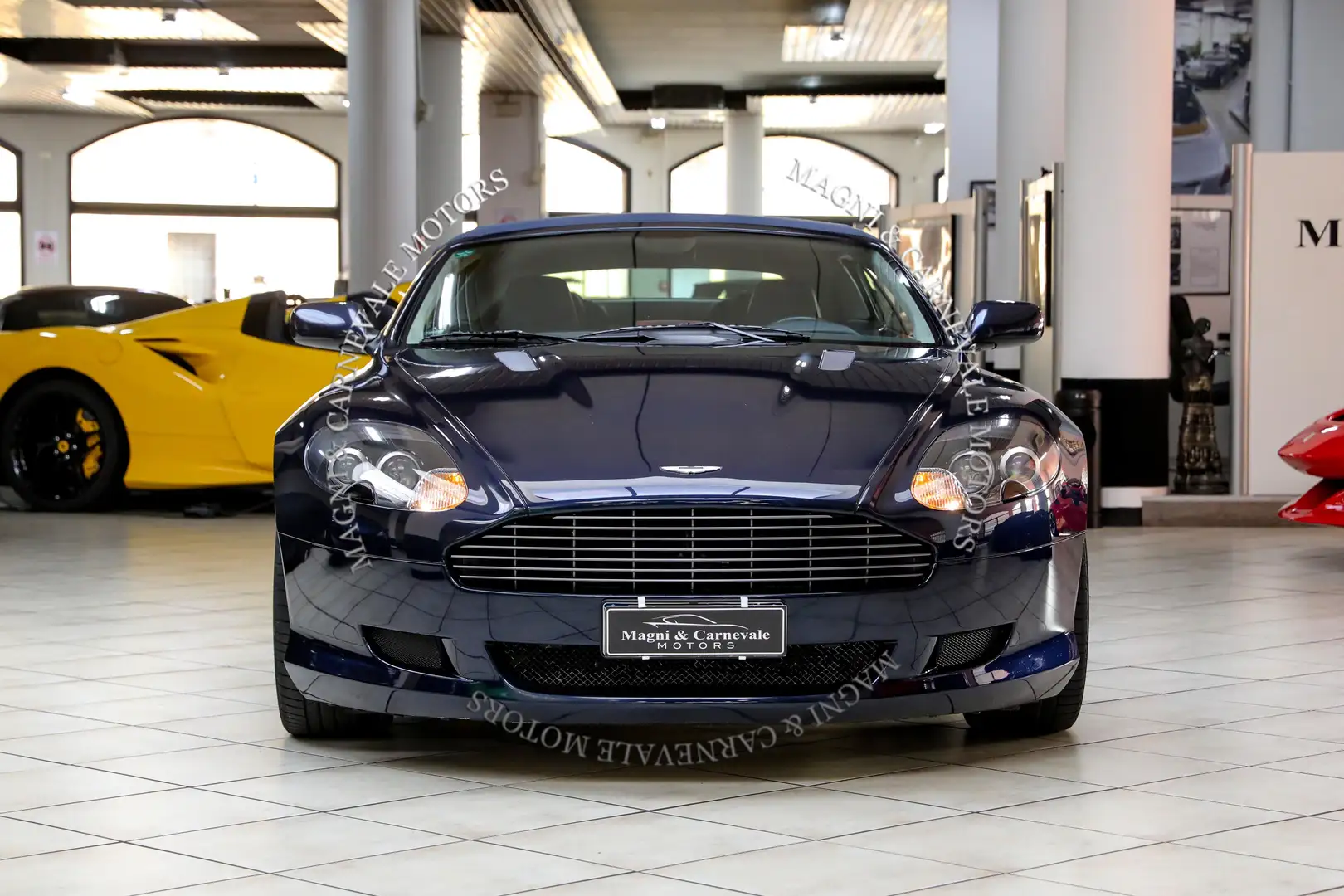 Aston Martin DB 9 VOLANTE TOUCHTRONIC|NAVIGATORE|BLUETOOTH|CRUISE Синій - 2
