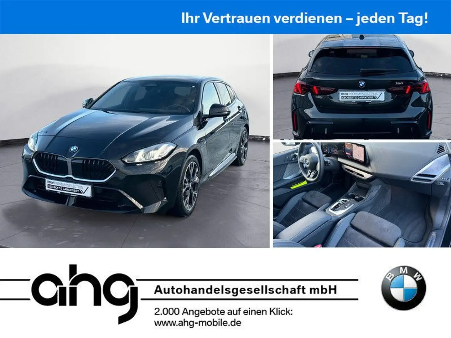 BMW 120 Steptronic M Sportpaket Klimaaut. Sportsitze Schwarz - 1