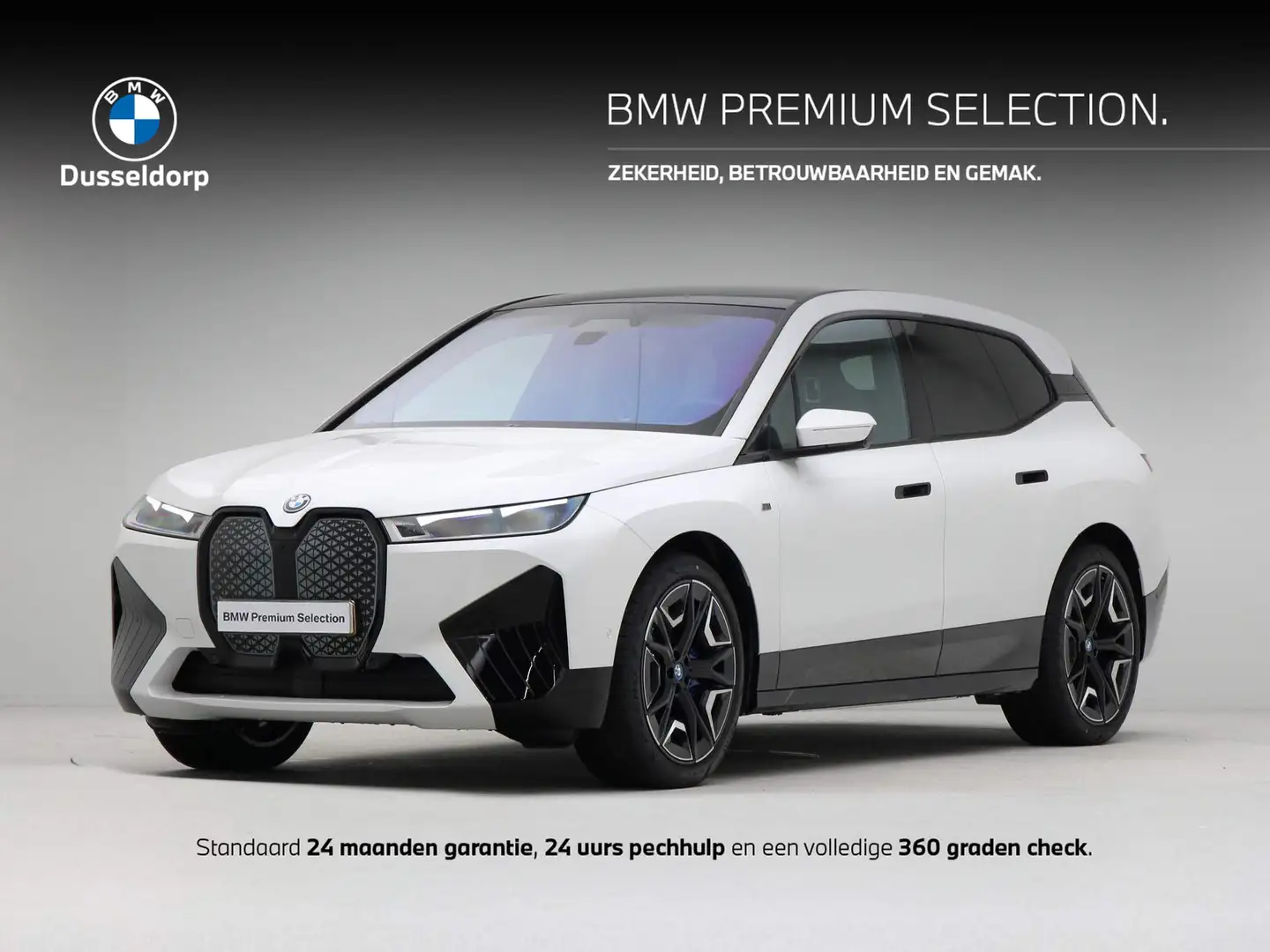 BMW iX M60 High Executive Incl Klasse 5 Alarmsysteem Weiß - 1
