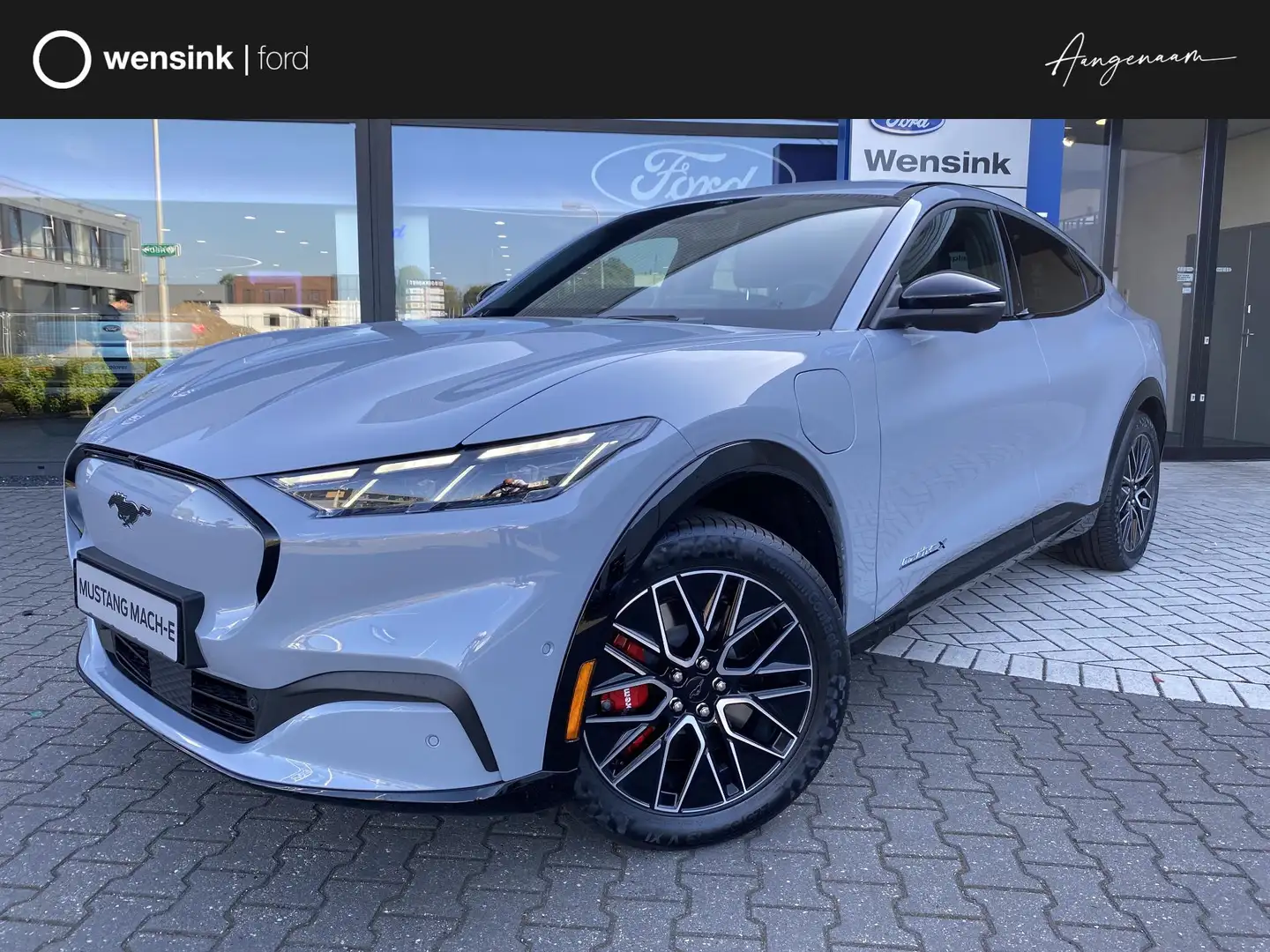 Ford Mustang Mach-E Extended Premium RWD 91 kWh Technology Pack Grijs - 1