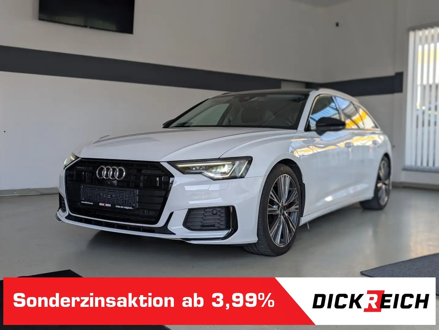 Audi A6 55 TFSI e quat 3x S-Line MATRIX PANO 4xKlima Weiß - 1