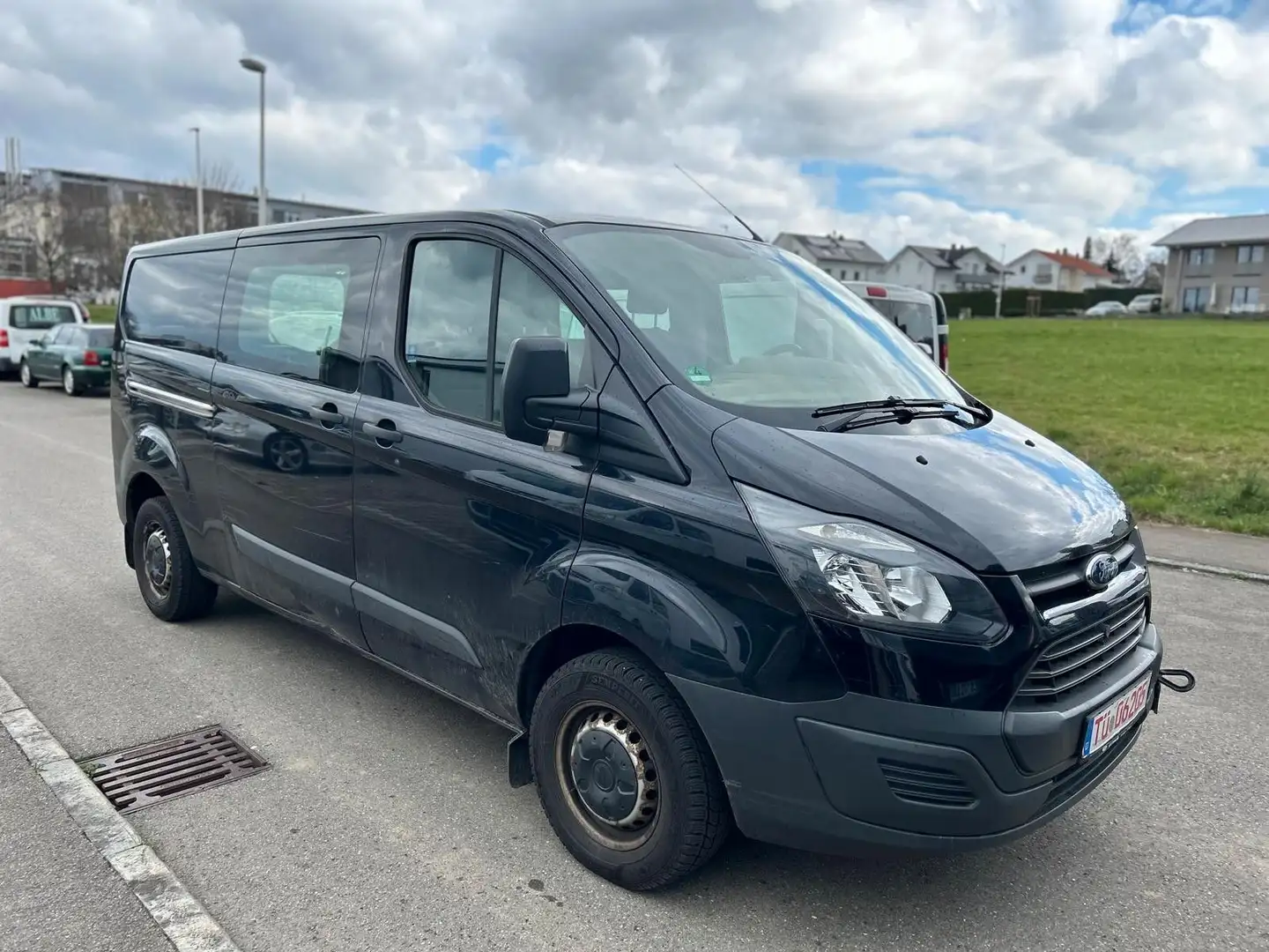 Ford Transit Custom Kasten 290 L2*Verglast*Motorschad Schwarz - 1