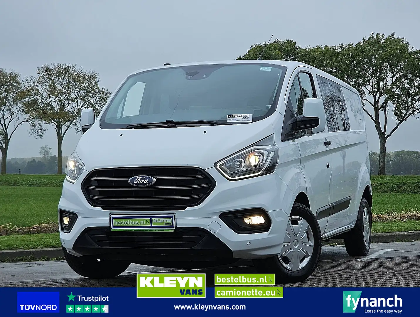 Ford Transit Custom 2.0 ac aut. dub cab EUR6 Blanc - 1