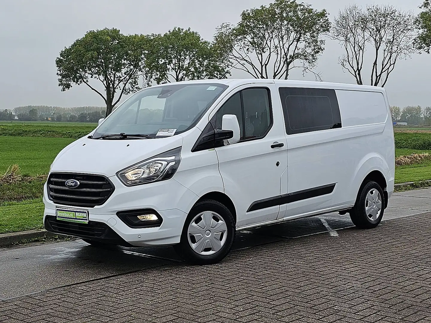Ford Transit Custom 2.0 ac aut. dub cab EUR6 Blanc - 2