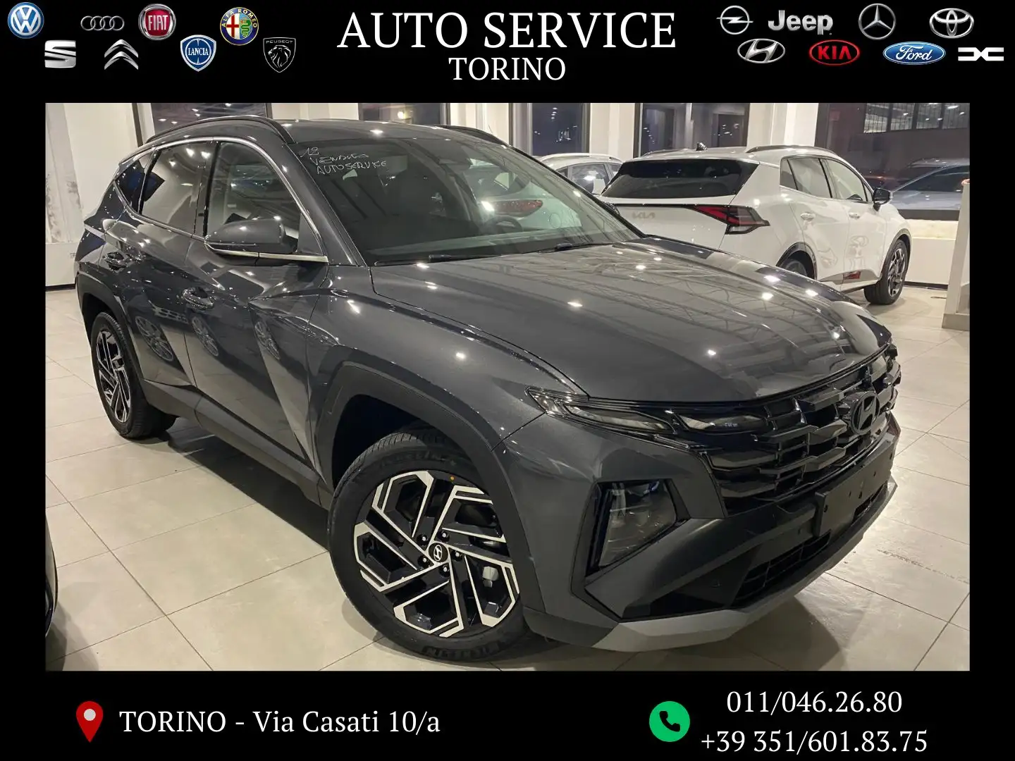 Hyundai TUCSON 1.6 crdi HEV 48V 215CV Business 2wd dct Grigio - 1
