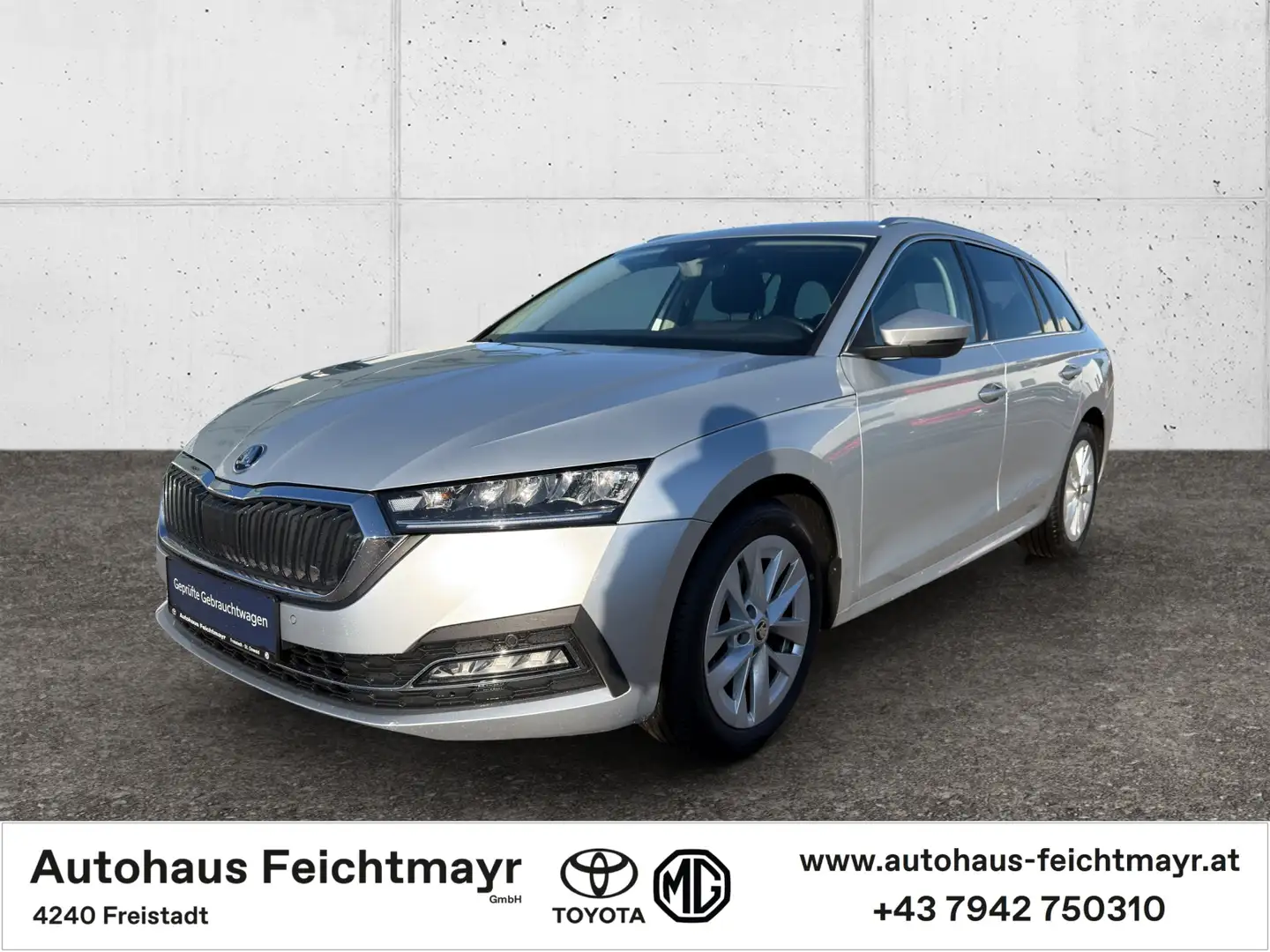 Skoda Octavia 2,0 TDI DSG Style  5t. Argent - 1